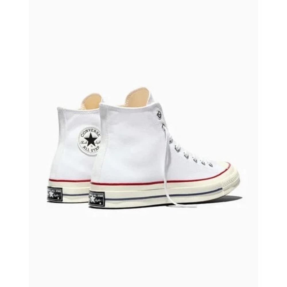 Converse Chuck Taylor All Star 70s Unisex Womens 10 Men's 8 High Top White Shoes - Picture 4 of 7